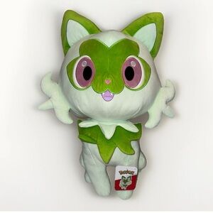Pokemon 24 Inch Jumbo Plush Sprigatito Toy Jazwares Japan 2024 Nintendo Official